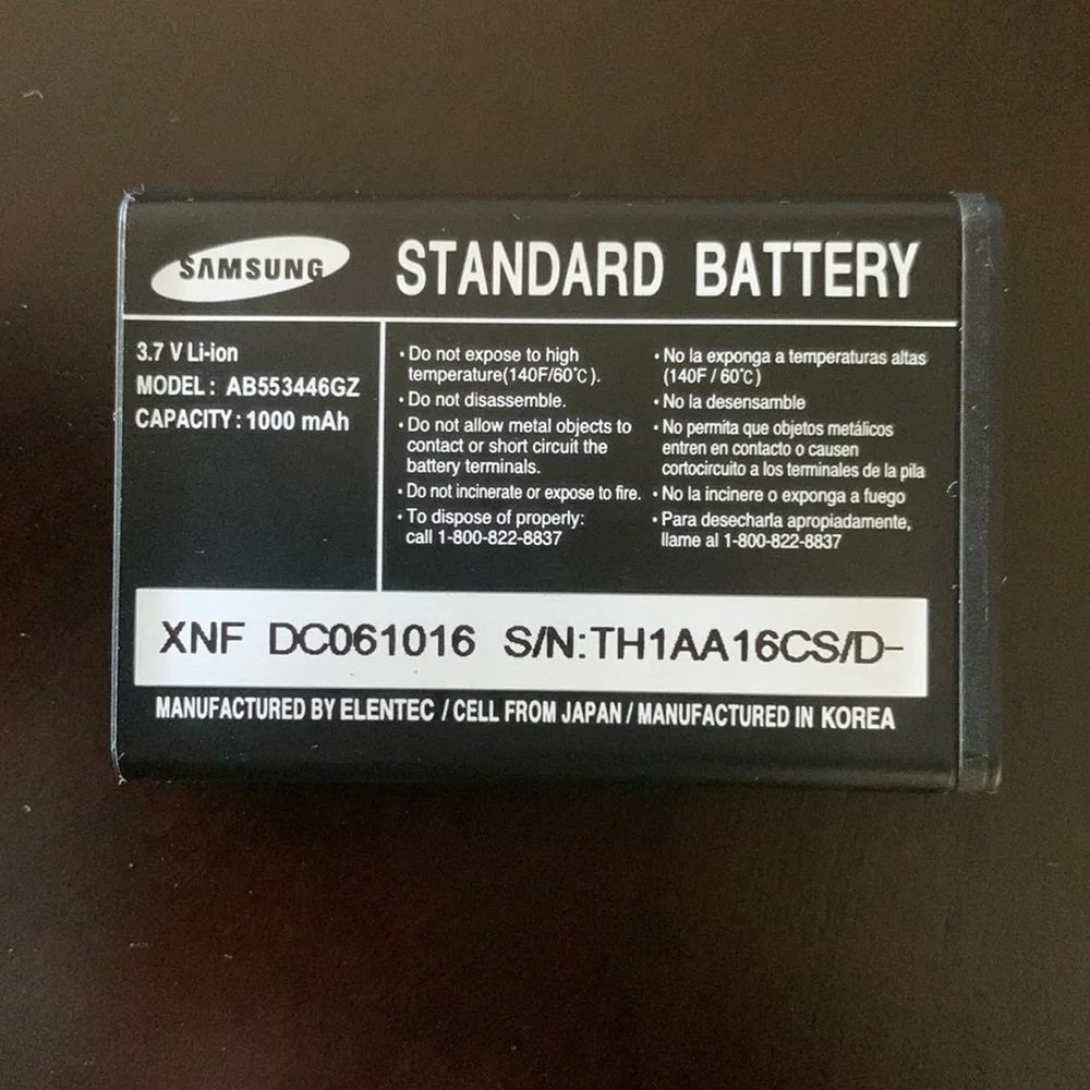 Samsung SGH D600 BLACK slider mobile phone - Verizon